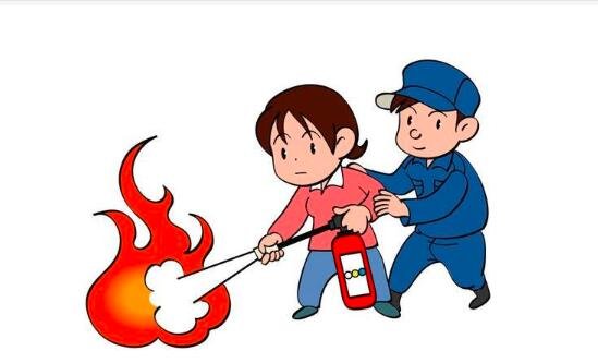 灭火器的使用五个步骤,一看二提三看四瞄五压
