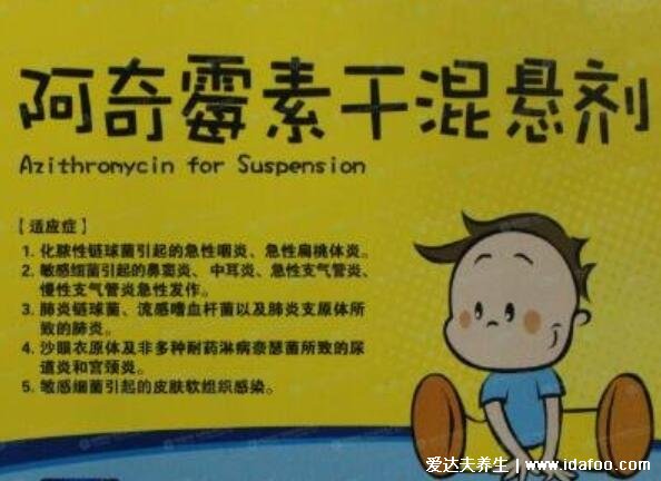 阿奇霉素干混悬剂儿童用量,10mg/kg1天1次(公斤体重计算)