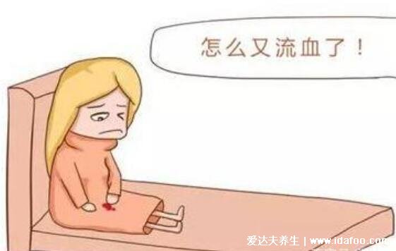 宫颈癌早期症状内裤图片,出现腥臭味/带血分泌物要注意