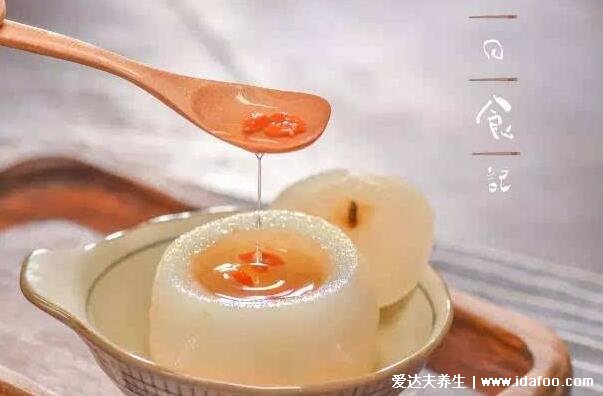 咳嗽吃什么食物好得最快最有效,冰糖/雪梨/萝卜/荸荠/枇杷