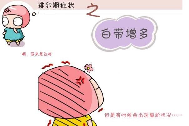 排卵期有什么表现症状,白带增多呈蛋清状能拉丝(6大症状)