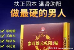 亿康参茸雄元贴的功效与价格，调理肾阳虚
