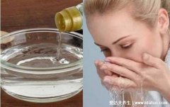 白醋洗脸有什么好处,白醋洗脸的正确方法