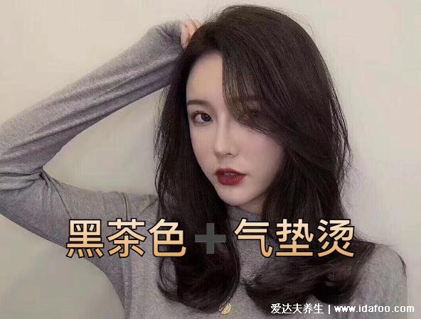黑茶色头发图片效果图,百搭不挑人颜色低调又显白