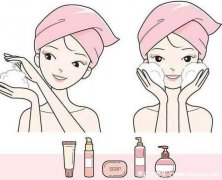 洁面乳怎么用才正确，温水打湿面部再开始