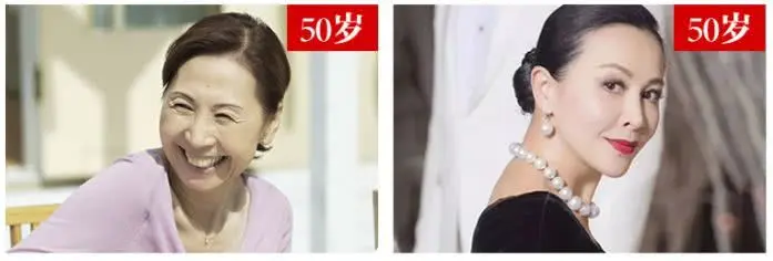 同龄女人保养脸和不保养脸的区别差别图,女人不保养皮肤更显老