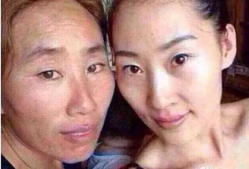同龄女人保养脸和不保养脸的区别差别图,女人不保养皮肤更显老