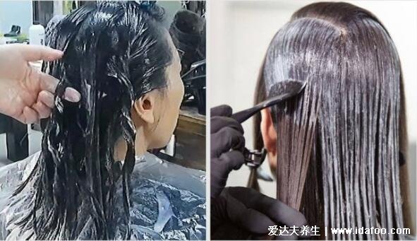 头发软化前后效果图,头发更软更顺更服帖(最少两个月做一次)