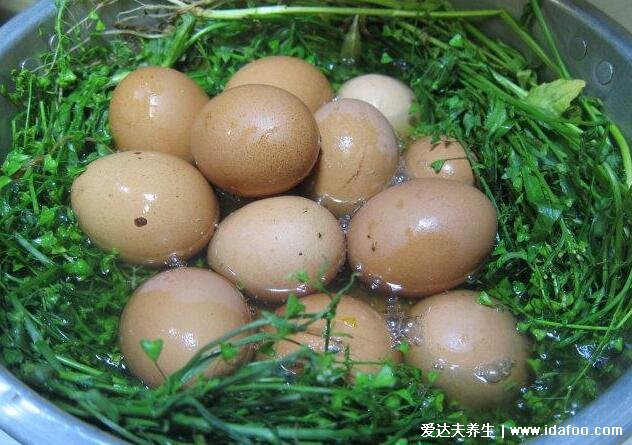 4大荠菜花煮鸡蛋的功效,滋补身体/降压降脂/提高大脑功能/清热利湿