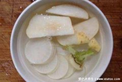 白萝卜治咳嗽的做法，和雪梨红糖一起煮味