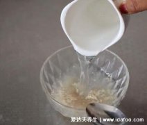发面包子怎么发面,用温水化酵母(内附视频