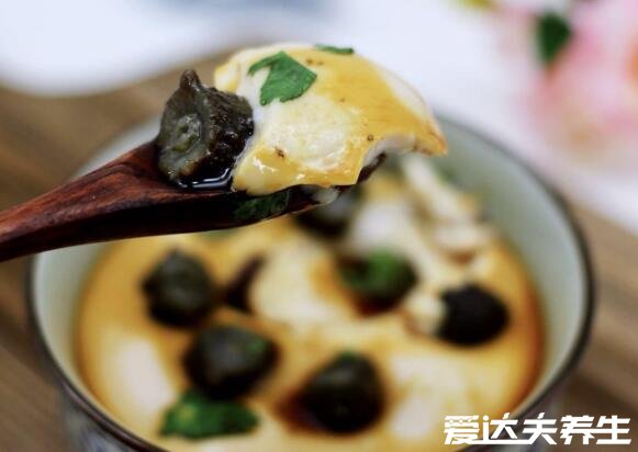 海参的简单最佳吃法,泡发的熟海参蘸酱油吃味美营养全