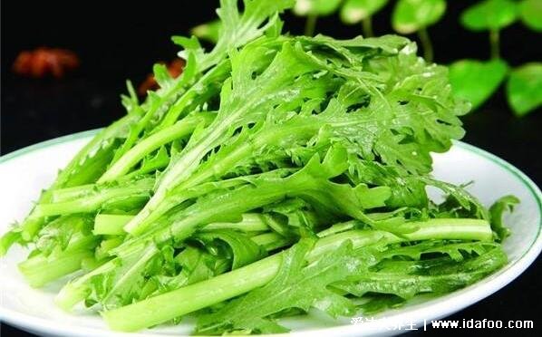 皇帝菜的功效与作用,利尿通便5大功效和茼蒿没有区别