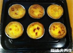 烤蛋挞的温度和时间，大烤箱设置210℃烤1