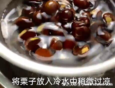 生板栗怎么去皮和壳,板栗切两刀隔水蒸焖很好剥(3个方法有视频)