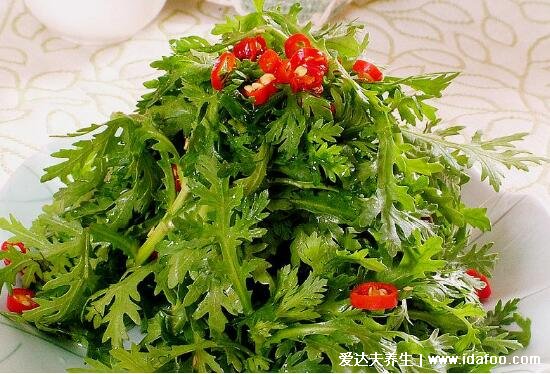 茼蒿菜的功效与作用及禁忌是什么,消化不好的人吃茼蒿就对了