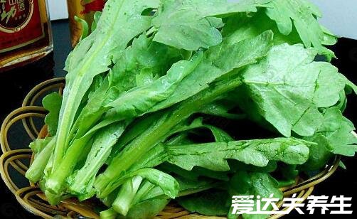 茼蒿菜的作用与功效,预防便秘等五大功效